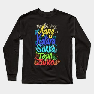 Team Avatar Names Long Sleeve T-Shirt